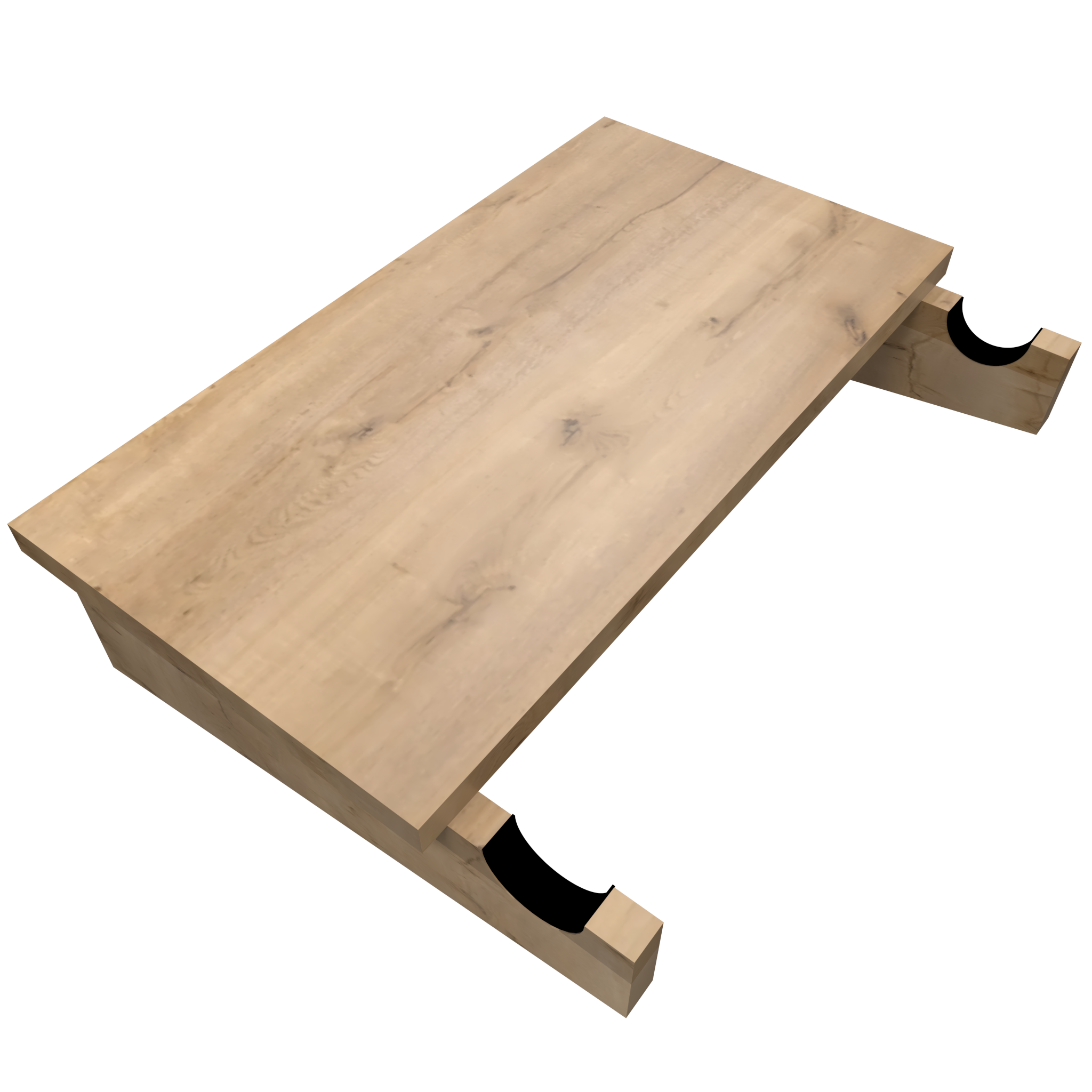 Soporte de Bicicleta de Pared en Madera con Repisa.