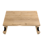 Soporte de Bicicleta de Pared en Madera con Repisa.