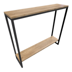 Mesa Recibidor Aux Madera y Metal Estilo industrial