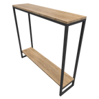 Mesa Recibidor Aux Madera y Metal Estilo industrial