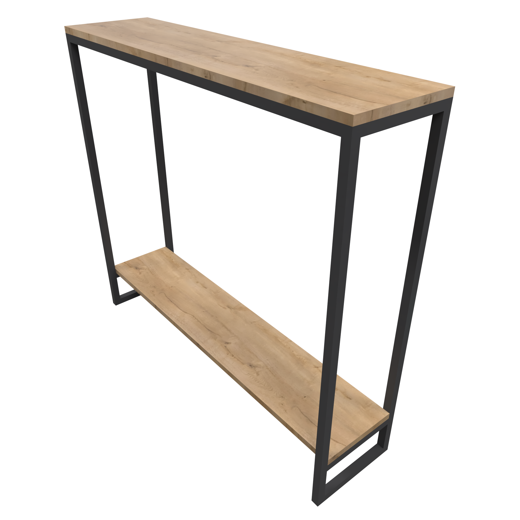 Mesa Recibidor Aux Madera y Metal Estilo industrial