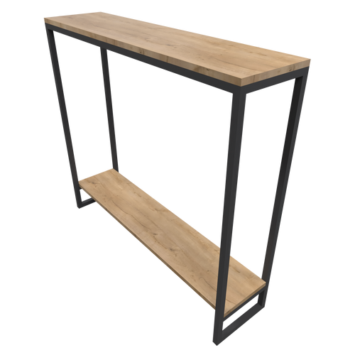 Mesa Recibidor Aux Madera y Metal Estilo industrial
