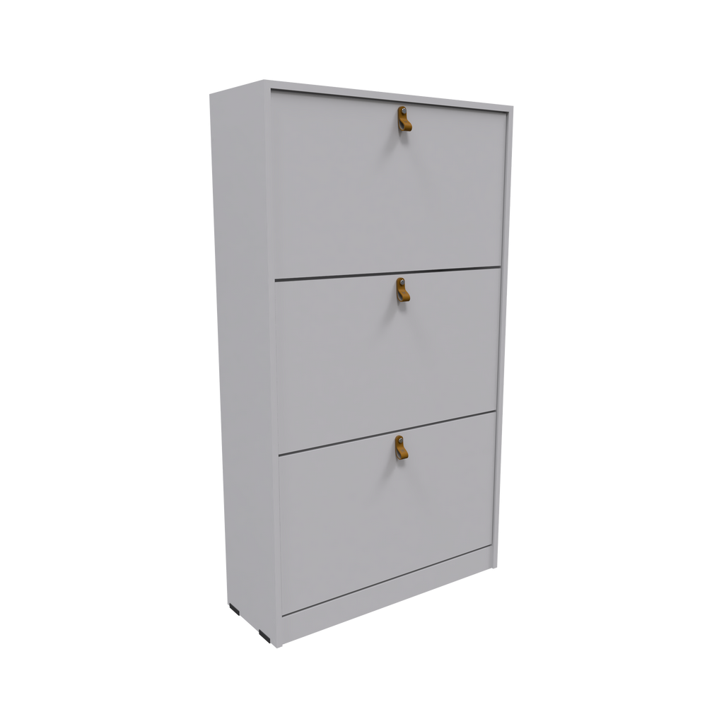 Zapatero Organizador Blanco Nórdico 3 Niveles