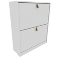 Zapatero Organizador Blanco Nórdico 2 Niveles